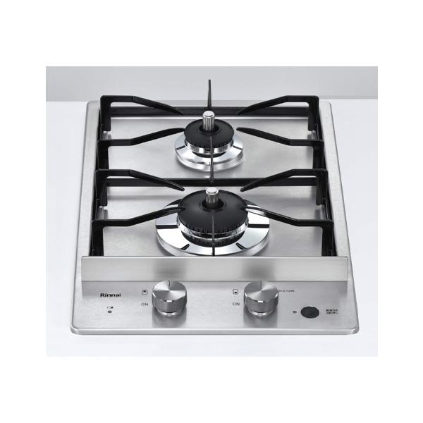 ●リンナイ【RD322STSA】ガスコンロ ドロップインコンロ 横幅30cm 2口タイプ〔GI〕