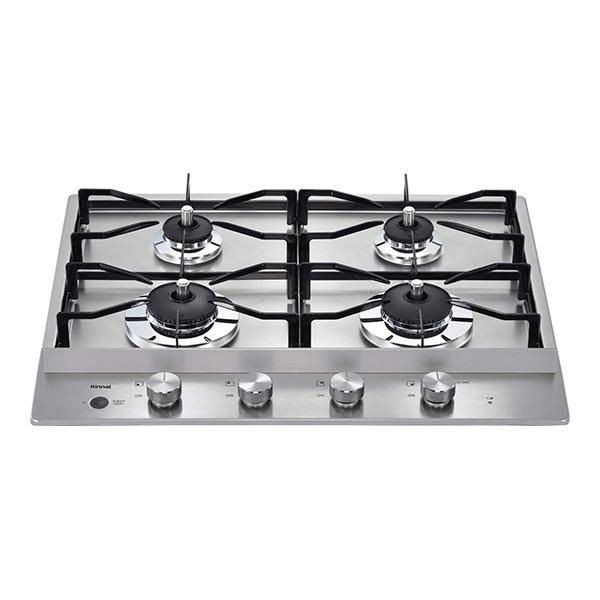●リンナイ ガスコンロ【RD641STSA】4口 ガスドロップインコンロ (旧品番 RD641STS)〔GI〕