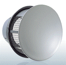 西邦工業【RT200SBL】金網型　ラス網7×14　低圧損外壁用ステンレス換気口　パラボラ型〔HF〕の通販は 8,566円