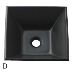 三栄水栓/SANEI【HW10221-D】手洗器 (信楽焼) 黒〔FA〕の通販は