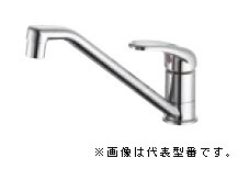 π三栄水栓/SANEI 水栓金具【K87111EAJK-13】シングルワンホール混合栓 寒冷地用〔FA〕