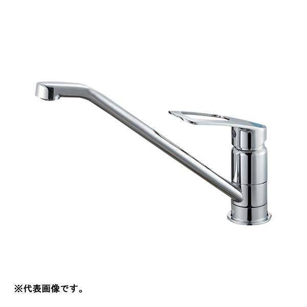 π三栄水栓/SANEI 水栓金具【K87110ETJV-13】シングルワンホール混合栓〔FA〕の通販は