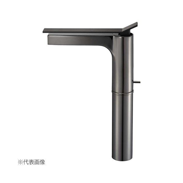 ≧三栄水栓/SANEI【K4732PJV-2T-D7-13】シングルワンホール洗面混合栓 ポップアップあり ネロ 受注生産〔EA〕