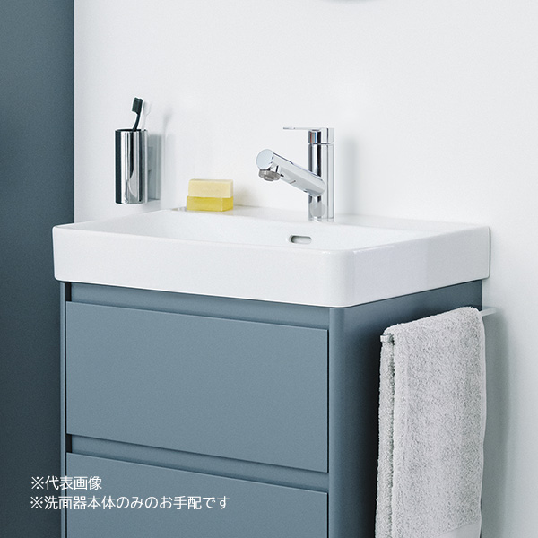 ●三栄水栓/SANEI 【SL810863-W】洗面器 水栓取付穴ワンホールタイプ オーバーフロー付 LAUFEN PROX〔FA〕