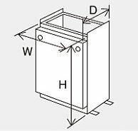 ●♪パーパス 設置用部材【SD-6033】据置台 塩害対策塗装品