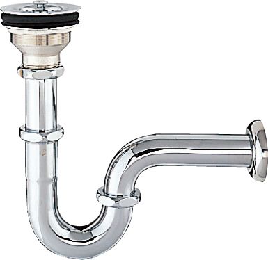 INAX/LIXIL 水栓金具【SF-3PA】排水トラップ 流し用壁排水Ｐトラップ(バスケット形) 呼び径38mm〔IE〕の通販は 8,810円