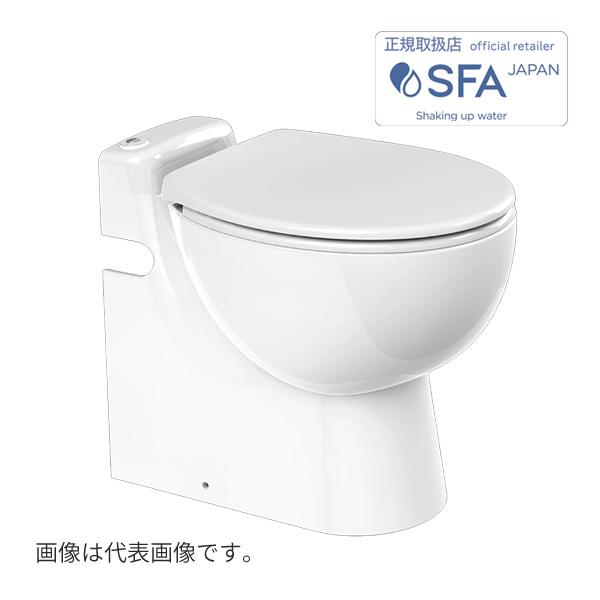 ●SFA【C11LVSE-100W】サニコンパクト プロ (温水洗浄暖房便座付きモデル) 排水圧送粉砕ポンプ一体型トイレ(旧品番 C11LV-100W)〔FF〕