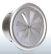 西邦工業【SLD200S】室内用換気口ステンレス製レジスター・防虫網付・スライド式・防火ダンパー付〔HF〕