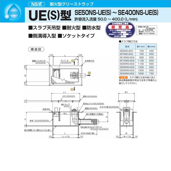 下田エコテック　SK-15SC-RZDLIII　ステンレス製蓋付 ○下田エコテック SK15SC-RZDLIII(鋼板製錆止め塗装蓋付)FRP製浅型