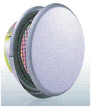西邦工業【SNBD200MS】金網型3メッシュ・水切り付・フラットカバー付・防火ダンパー付外壁用ステンレス製換気口・フラットカバー付換気口〔HF〕