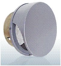 西邦工業【SNU175RS】金網型3メッシュ・薄型フード外壁用ステンレス製換気口・薄型フラットフード〔HF〕の通販は