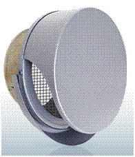 西邦工業【SNU175RMS】金網型3メッシュ・薄型フード・ワイド水切り付外壁用ステンレス製換気口・薄型フラットフード〔HF〕の通販は 10,679円