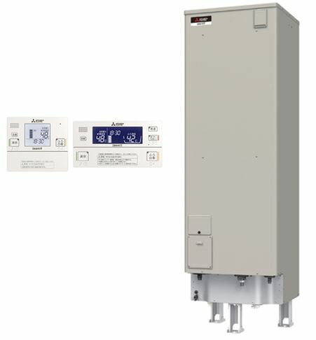 ●三菱 電気温水器【SRT-J46CDH5(インターホンリモコンセット)】自動風呂給湯タイプ エコオート 標準圧力型 マイコン 角形 460L (旧品番 SRT-J46CH4)〔IC〕