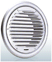 西邦工業【SX225S】外向ガラリ型外壁用ステンレス製換気口・フラットグリル〔HF〕の通販は 7,645円