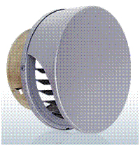 西邦工業【SXU200RS】ガラリ型・薄型フード外壁用ステンレス製換気口・薄型フラットフード〔HF〕の通販は