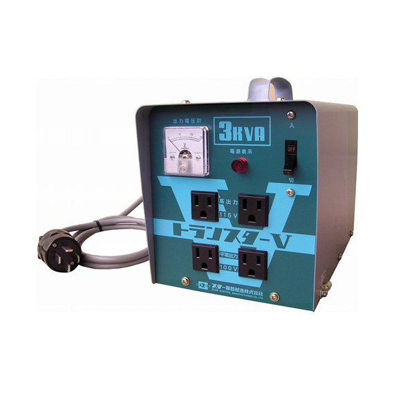 ∀スター電器製造/SUZUKID 【STV-3000】降圧専用ポータブル変圧器 トランスターブイ (4991945008762)の通販は