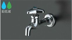 TOTO 水栓金具【T23AEU20 C】送り座付き横水栓 寒冷地仕様〔HG〕の通販は 7,216円