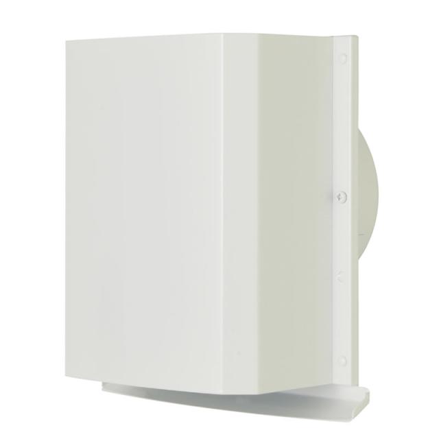 高須産業 外壁用部材【GFP-150MD120-W】ホワイト 角形パイプフード 給気・排気兼用 防火ダンパー付き 防虫アミ付〔HI〕の通販は 7,524円