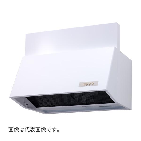 ●高須産業 【WAS-75DEW】レンジフード 同時給排 シロッコファン/電動式シャッター 75cm幅 開口寸法300mm角 適合パイプφ150mm ホワイト 受注約2週〔▽〕