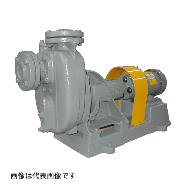 ●寺田 テラダポンプ 【OH-7E】セルプラポンプ OH形(4極) グランドパッキン式 モーターなし 口径100mm 出力7.5kW 受注生産〔FJ〕