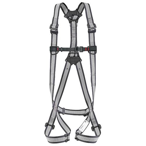 ∀タジマ/TAJIMA 【AGSL-LWH】ライン白 Lサイズ ハーネスGS スチール製バックル V型腿ベルト (4975364262493)