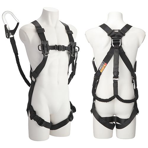 ∀タジマ/TAJIMA 【A4SFBJR-WL4BK】セフハーネスB 蛇腹L4ダブルセット 黒 (4975364268860) 14,207円