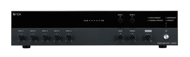 ●Яティーオーエー/TOA 音響機器【A-3524D】PAアンプ 240W 2局