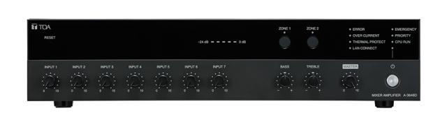 ●Яティーオーエー/TOA 音響機器【A-3648D】PAアンプ 480W 2局
