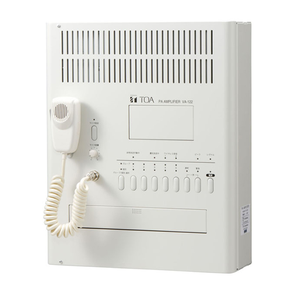 ●Яティーオーエー/TOA 音響機器【VA-122】壁掛型アンプ 120W 5局