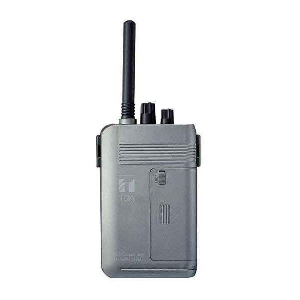 ●Яティーオーエー/TOA 音響機器【WT-1100】ワイヤレスガイド携帯型受信機