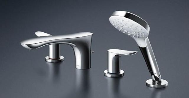 TOTO 浴室用水栓【TBG01202JA】GOシリーズ 台付2ハンドル メタル ホース付き  一般地・寒冷地共用 (旧品番 TBG01202J)〔GE〕