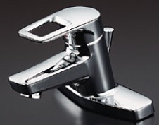 TOTO ユーティリティ用水栓金具【TL430R】湯側角度規制付き 台付シングル混合水栓 受注約2週 (旧品番 TL430)〔HG〕