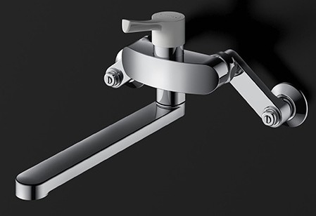 ◆15時迄出荷OK！∞TOTO キッチン用水栓金具【TKS05312J】GGシリーズ 壁付シングル混合水栓(壁付き) 一般地・寒冷地共用 エコシングル