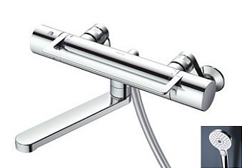 ◆15時迄出荷OK！∞TOTO 浴室用水栓金具【TBV03417J】GGシリーズ 壁付サーモスタット混合水栓(壁付き) コンフォートウェーブ 3モード めっき (旧品番 TMGG40QJ)