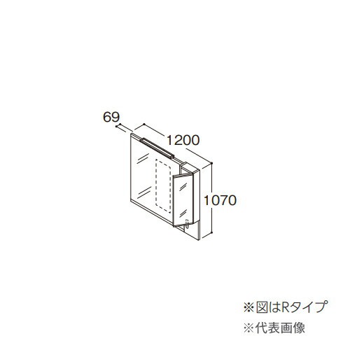 ###TOTO【LMSML120A2LLH1G】化粧鏡 住宅向け車いす対応洗面 二面鏡(木製サイド収納) LED照明 照明ヒーターあり Lタイプ(左吊元) 間口1200