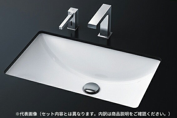 TOTO 洗面器 セット品番【L502+TLG02201JA】カウンター式洗面器