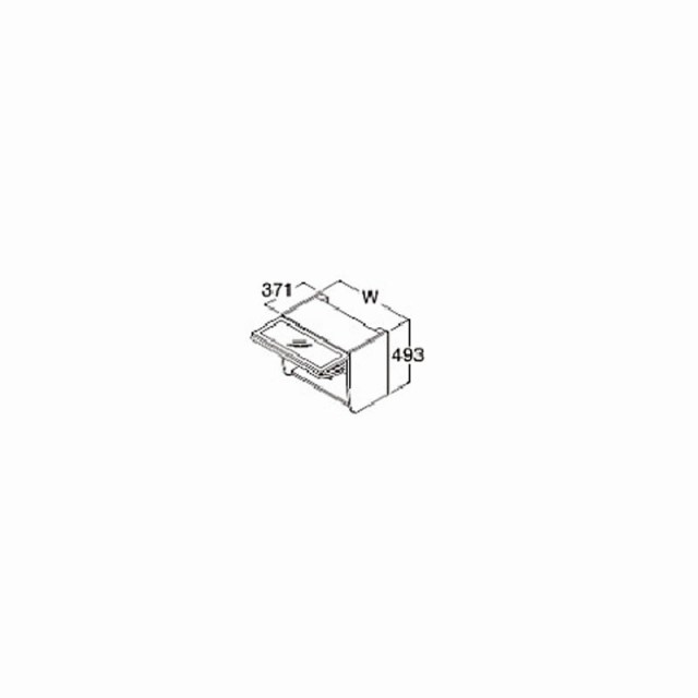 ###TOTO【LWLA075GFG1】エスクアLS 洗濯機用シェイプアップキャビネット 間口750mm 受注約1週〔GD〕