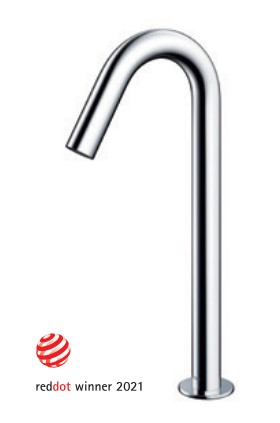 πTOTO 水栓金具【TLE26SL2A】(TLE01705JA+TLE26008J)アクアオート 台付自動水栓 Lサイズ コンテンポラリタイプ AC100Vタイプ サーモスタット混合水栓 (旧品番 TLE26708J)〔HC〕