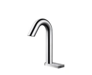 πTOTO 水栓金具【TLE33SM6A】(TLE01712JA+TLE33003J)アクアオート 台付自動水栓 グースネックタイプ AC100Vタイプ サーモ (手動スイッチ、湯水切り替え) (旧品番 TEN84G)〔HC〕