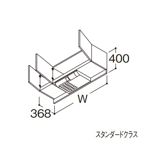 ###TOTO 【LWFB120ADG1A】快適涼暖ウォールキャビネット スタンダード オクターブ 間口1200mm 受注約1週〔GA〕