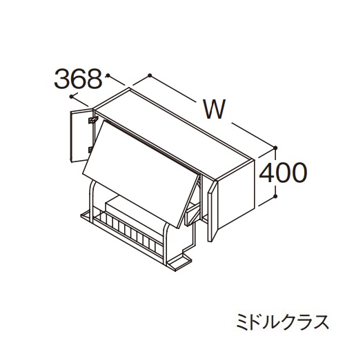 ●TOTO 【LWFB120AUG1】クイック昇降ウォールキャビネット ミドルクラス オクターブ 間口1200mm 受注約1週〔GA〕 47,982円