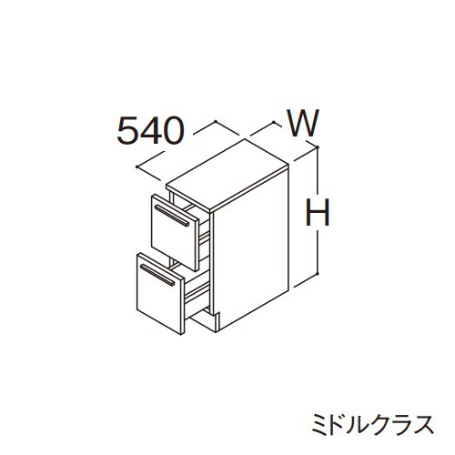 ###TOTO 【LBSFB025CKG1】フロアキャビネット ミドルクラス オクターブ カウンター高さ850mm(台輪仕様) 間口250mm 受注約1週〔GA〕