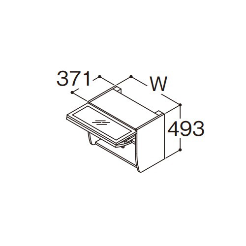 ###TOTO 【LWFB065GFG1G】洗濯機用シェイプアップキャビネット オクターブ 間口650mm 受注約1週〔GA〕