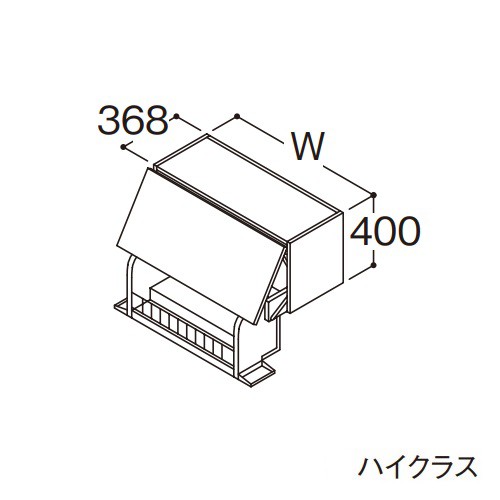 ###TOTO 【LWFS060AUG1】クイック昇降ウォールキャビネット ハイクラス オクターブLite 間口600mm 受注約1週〔GA〕