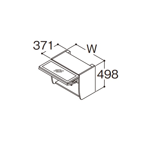 ###TOTO 【LWFS075GFG1G】洗濯機用シェイプアップキャビネット オクターブLite 間口750mm 受注約1週〔GA〕