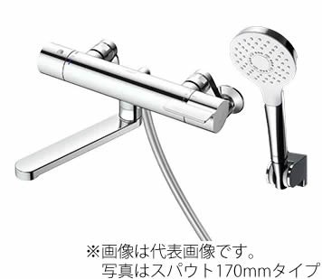 TOTO 浴室用水栓金具【TBV03447ZA】GGシリーズ 壁付サーモスタット混合