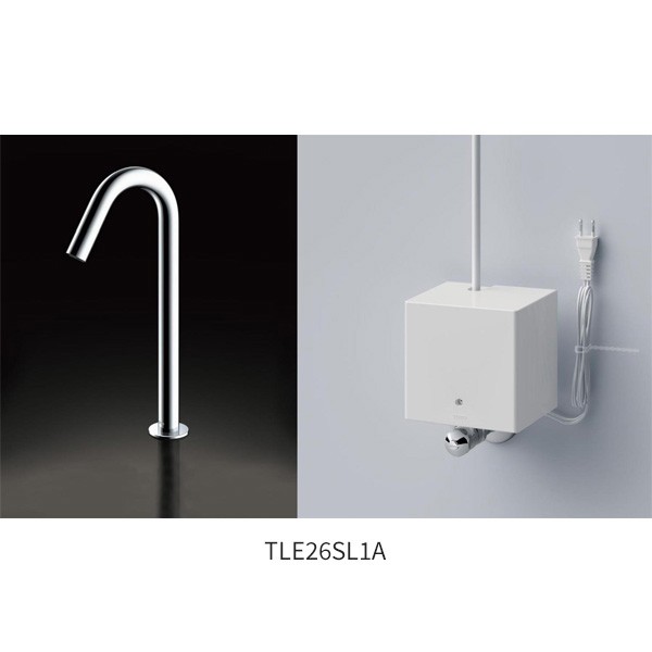 ###TOTO セット品番【LS705#NW1+TLE26SL1A】カウンター式洗面器 ベッセル式 ホワイト 台付自動水栓(単水栓・AC100V) アクアオート 床排水