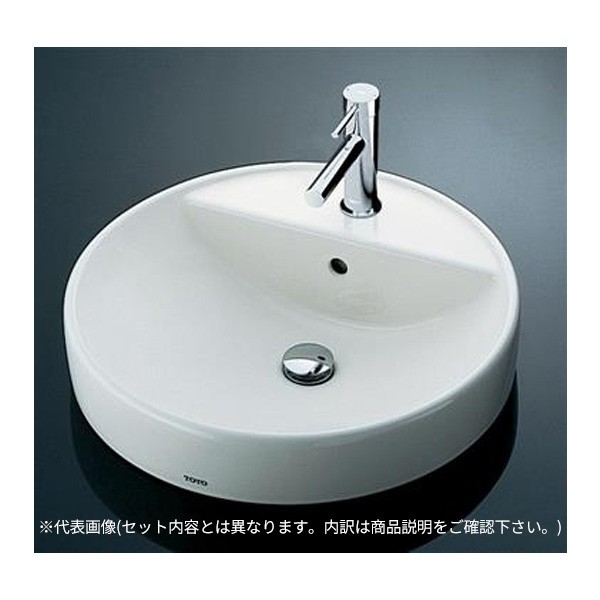 TOTO セット品番【L700C+TLE26SS1A】カウンター式洗面器 ベッセル式 台付自動水栓(単水栓・AC100V) アクアオート  壁排水金具(Pトラッの通販はau PAY マーケット - 家電と住設のイークローバー | au PAY マーケット－通販サイト