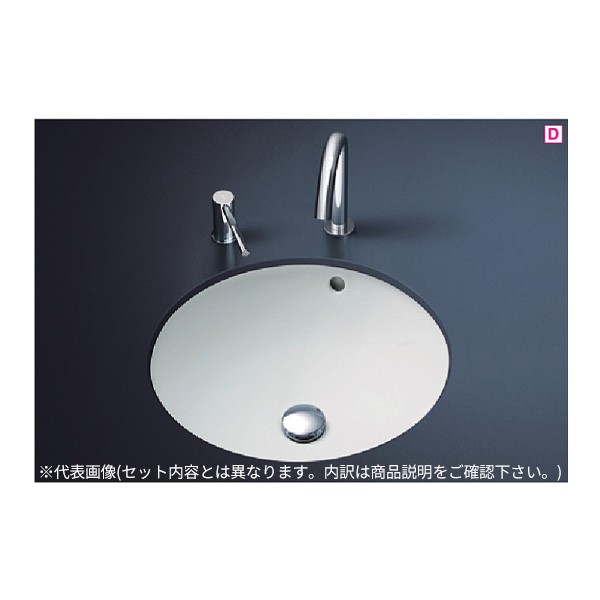 TOTO セット品番【L530+TLE26SS1A】カウンター式洗面器 アンダーカウンター式 台付自動水栓 アクアオート 自動水石けん供給栓  床排水の通販はau PAY マーケット - 家電と住設のイークローバー | au PAY マーケット－通販サイト