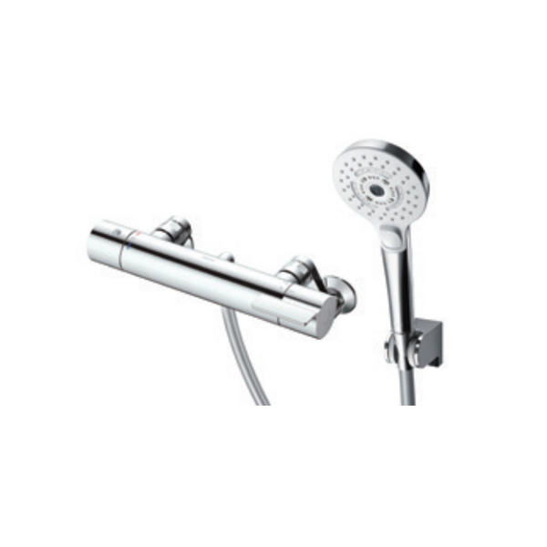 ◆15時迄出荷OK！∞TOTO 浴室用水栓金具【TBV03459J】GGシリーズ 壁付サーモスタット混合水栓(レバーハンドル) コンフォートウェーブ 3モード・ミスト めっき